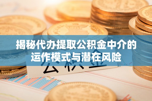 广安揭秘代办提取公积金中介的运作模式与潜在风险